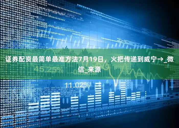 证券配资最简单最准方法7月19日，火把传递到威宁→_微信_来源